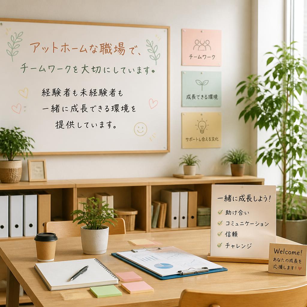 和やかな職場環境とチームワーク