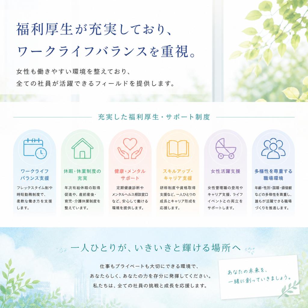 働きやすい職場環境
