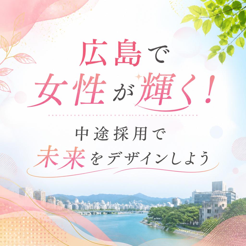 広島で女性が輝く！中途採用で未来をデザインしよう