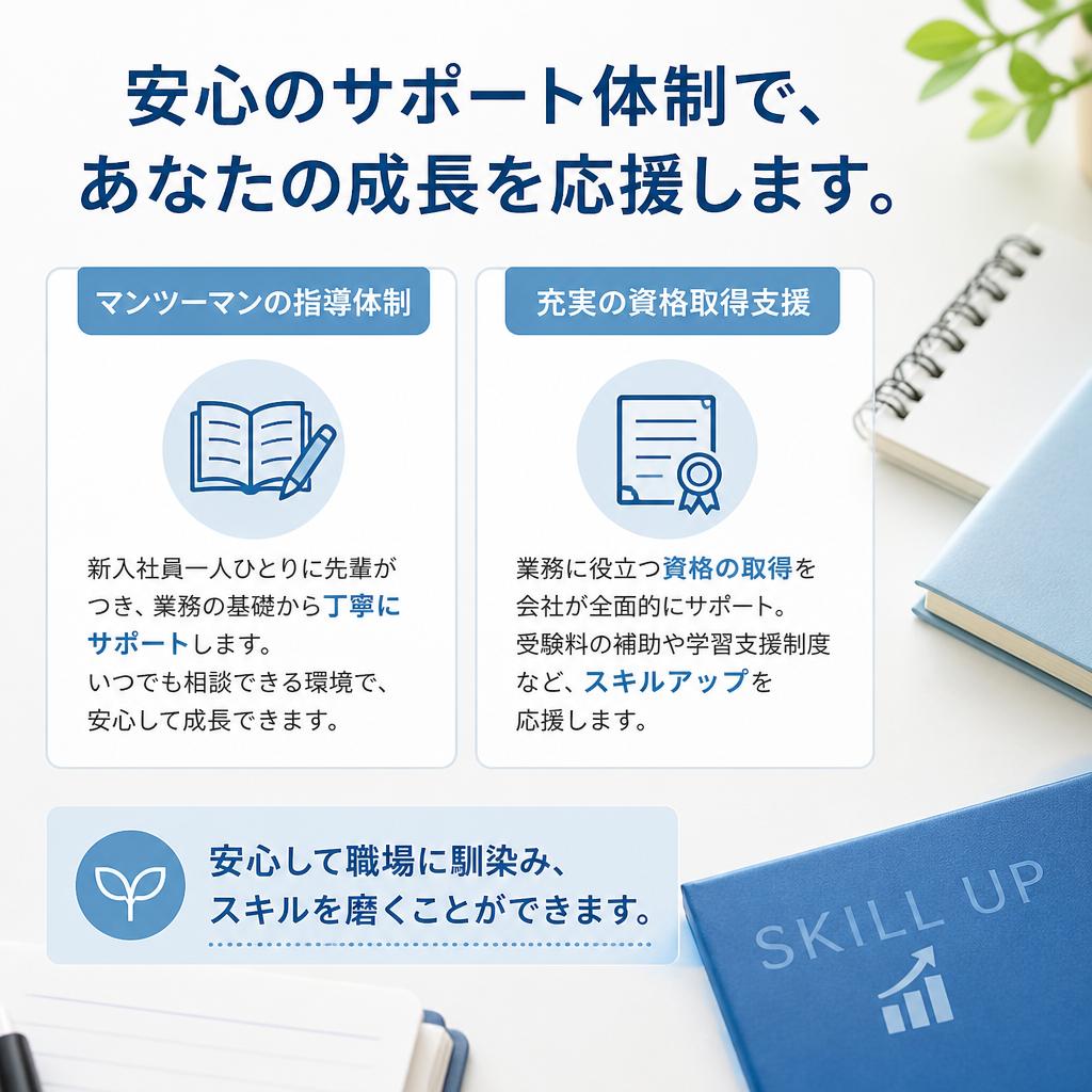 充実したサポート体制