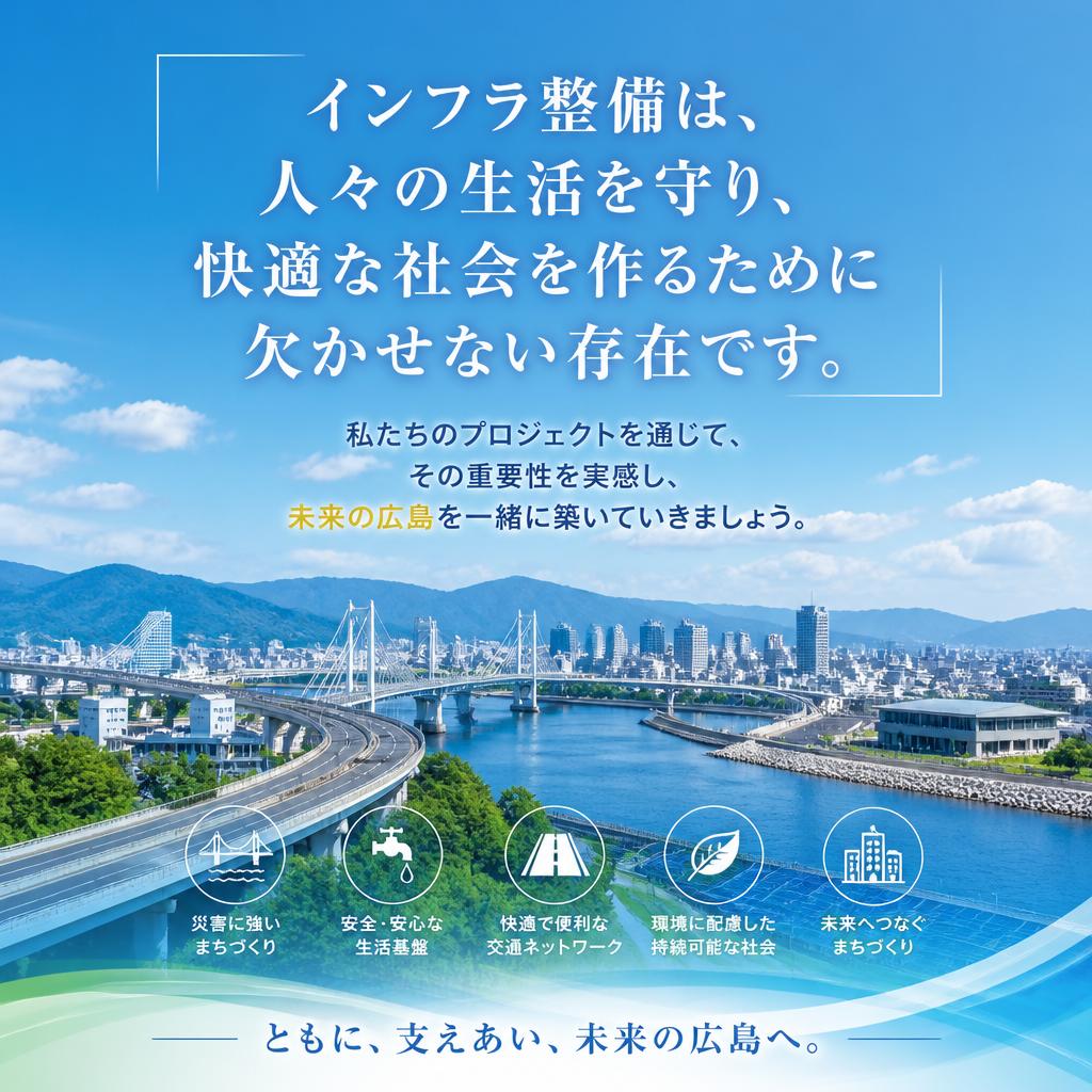 広島の未来を支えるインフラの重要性