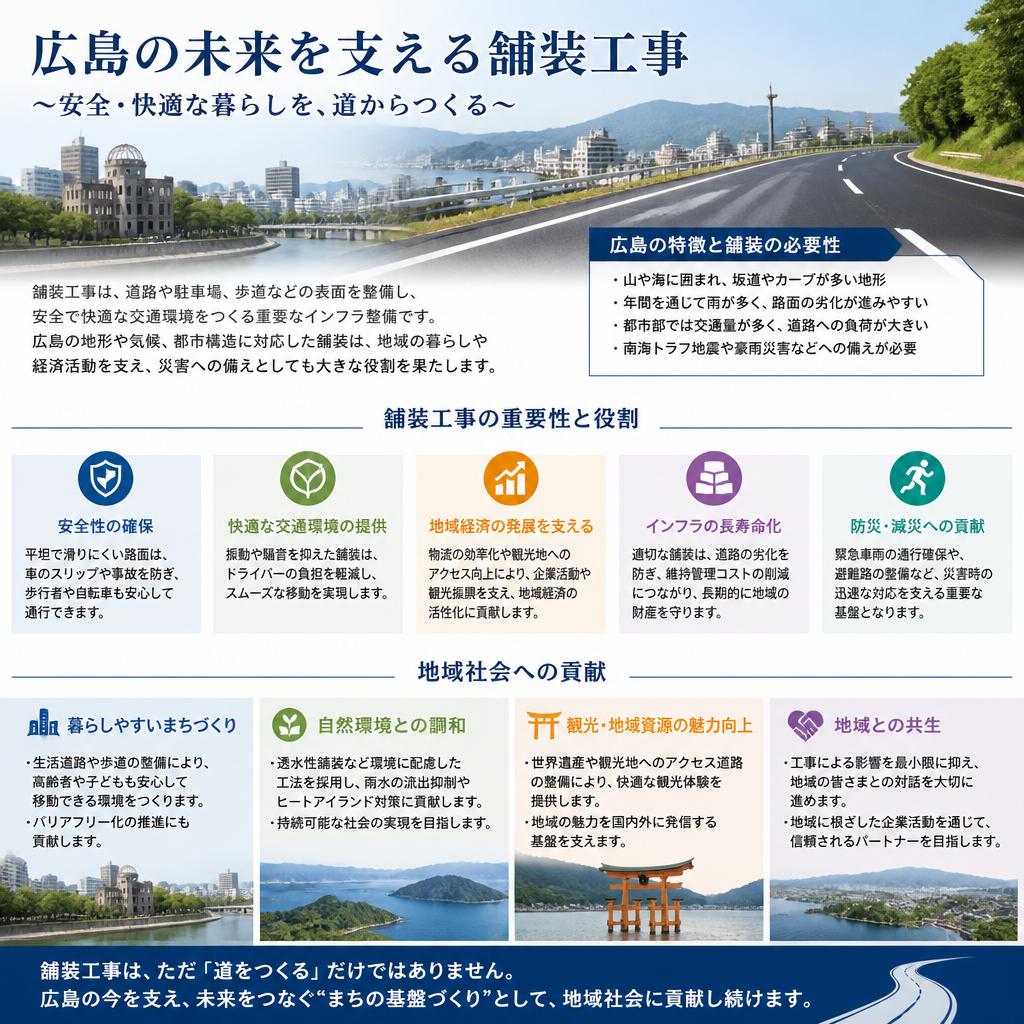 広島の未来を築くインフラ整備