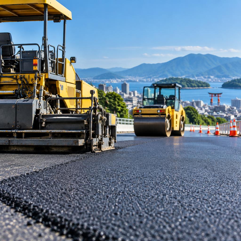 広島で、道をつくる仕事を一生のキャリアに。未経験から始める舗装工事の正社員募集