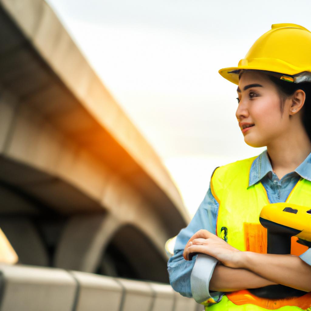 女性土木作業員の先輩の声